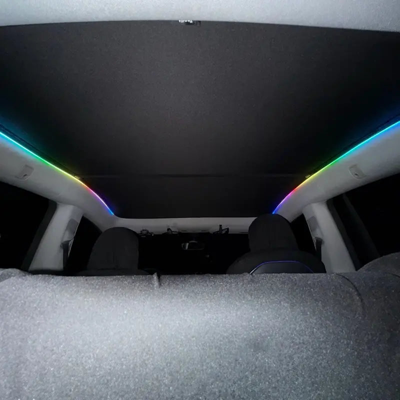 USB RGB LED Roof Shade Light Strip | Tesla Glass Roof Ambient Lighting